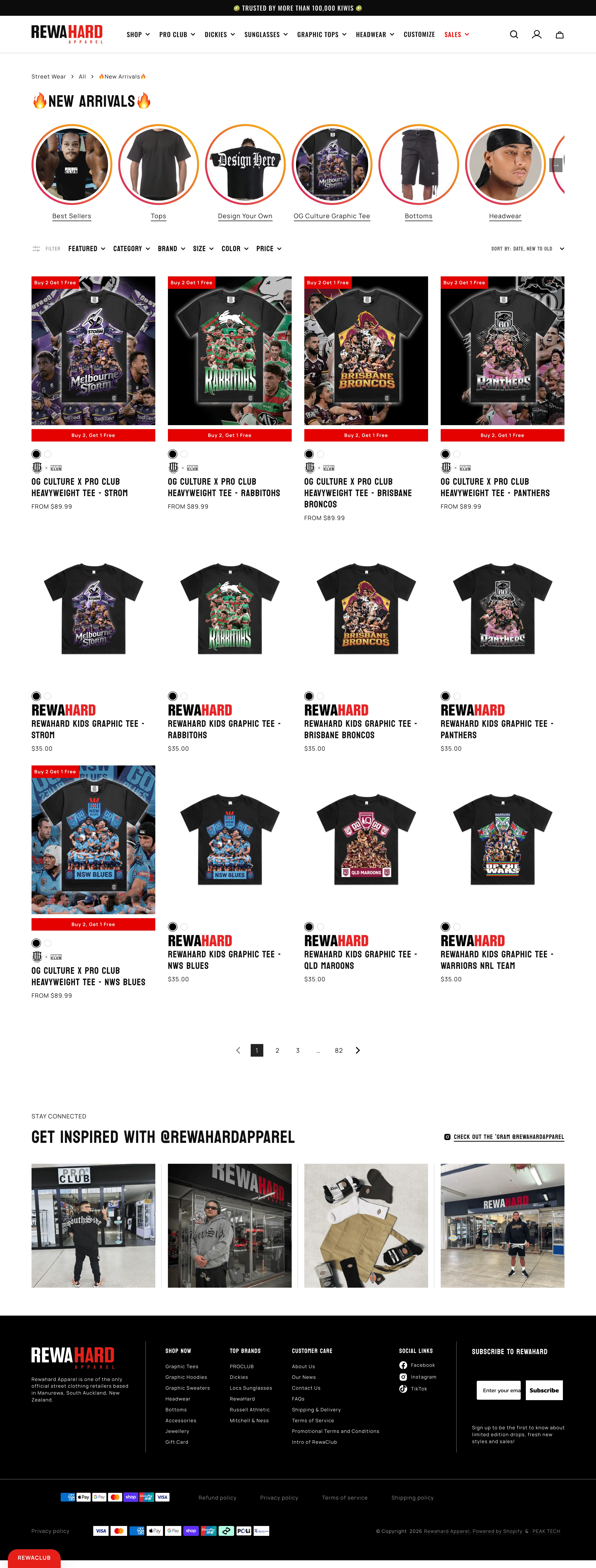 Rewahard website new arrivals collection
